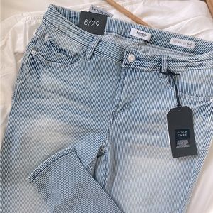 Kenzie Mid Rise Striped Jean